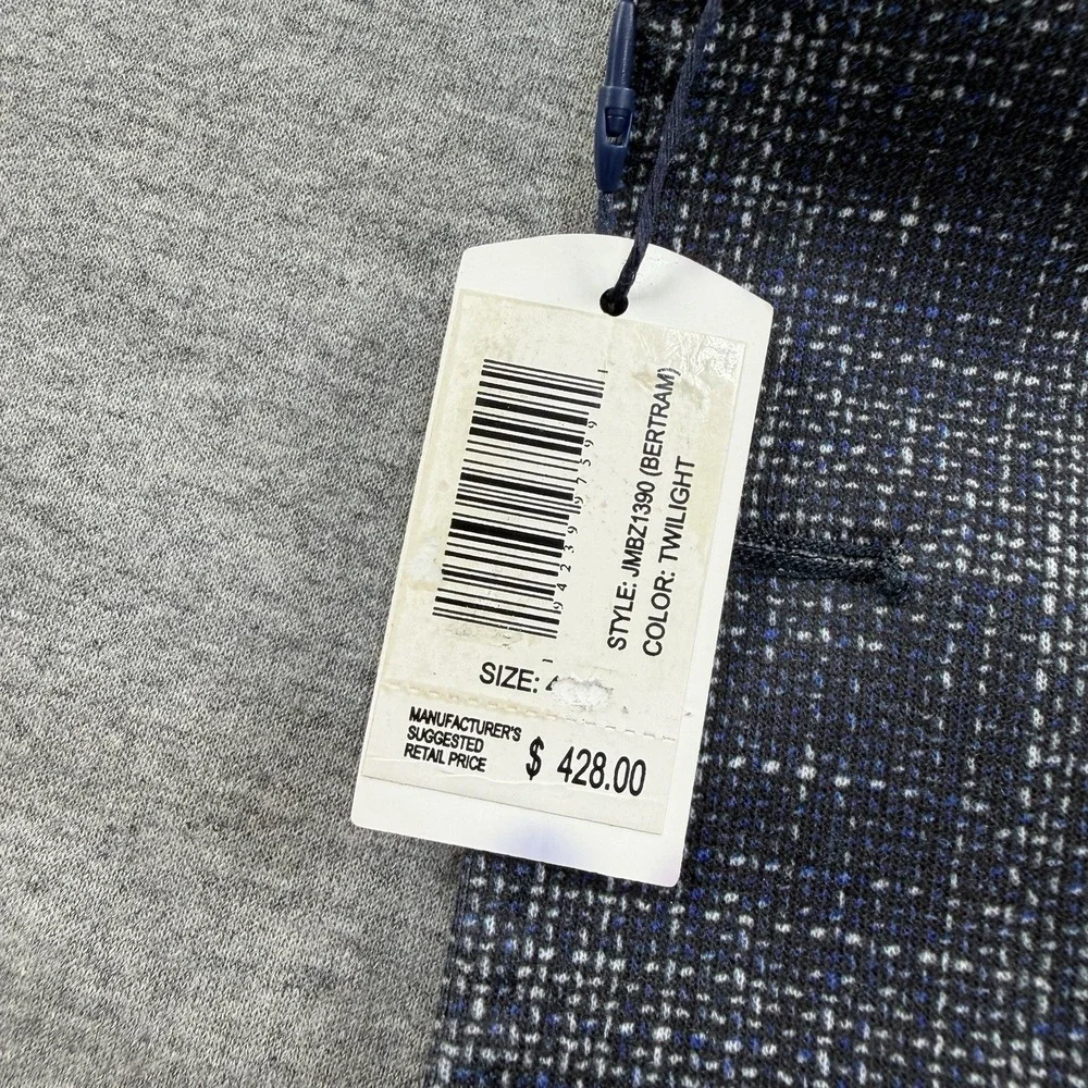 Johnnie O Plaid Blazer Sport Jacket Men's 48L Unstructured Woven Unlined Light